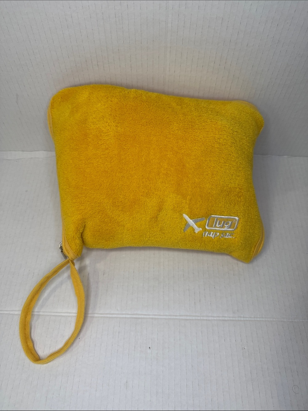 Lug Fleece Yellow Plush Nap Sac Travel Pillow